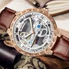 2022 Men's watch with hollowout carving automatic mechanical Tourbillon fashion business watch gift