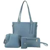 Женские сумки устанавливают 4pcs satchel для плеча сумки для верхней ручки для женщин для женщин. Повседневное бизнес -бизнес, путешествие G220517