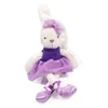 Carino farcito balletto coniglio peluche peluche cuscino coniglietto bambino cuscino bambola regali di compleanno bambini bambino accompagnano sonno giocattolo