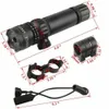 Green Red Lasers Pointer Dot Gun Laser Sight 532nm Rifle Scope with 20mm Picatinny Mount & 1'' Ring Mount Adapter Remote Pres245O