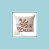 45 * 45 cm Christmas Snowflake Poduszka ERS Linen Nowy Rok Sofa Rzut Poszewka na Poszewka dekoracja ER Party Supplies Drop Dostawa 2021 Pościel T