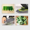 14Pcs Vegetable Cutter Tools Multifunctional Mandoline Slicer Fruit Potato Peeler Carrot Grater Kitchen Accessories Basket Slicer 1515365