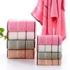 Towel Cotton Three-segment Stripe Bath Set Gift Absorbent Face Pack 100 Hand For Kids Men Women AdultsTowel