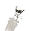 Bang en verre transparent de 12 pouces : percolateur en nid d'abeille vers tige descendante diffuse, joint femelle de 14 mm