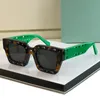 Hochwertige Fashion Forward-Sonnenbrille für Männer und Frauen, Collectors Edition, weiß, Unisex-Kollektion, 8,0 mm dicke Acetat-Rahmenbrille, mit Originalverpackung und Etui