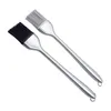 304 Stainless Steel Oil Brushes BBQ Tools High Temperature Resistant Silicone Brush Head Hangable Household Baking Tool