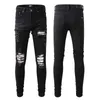 2022 Mode Jeans Kleidung Designer Hosen Hellblau Herren Slim Denim Gerade Biker Loch Hip Hop Jeans Männer 28-40