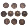 10pcslot Plastic Pirate Treasure Coins Props Christmas Gift Game Currency Halloween Party Supplies Childrens Toys 220811