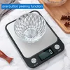 Digitale Küchenwaage für Lebensmittel, 5 kg/1 g, 10 kg/1 g, Multifunktions-LCD-Display, Messwerkzeug, hohe Präzision, zum Kochen, Backen, Schmuck, Waage ZL0578