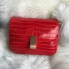 Sacs de soirée sac femme en cuir motif Crocodile Tofu Box petit carré rétro minimaliste simple épaule sac diagonale soirée