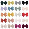 3,54 polegadas de cor sólida arcos de cabelo clipe de cabelo para crianças meninas bowknot handmade barrettes hairpins boutique helabwear acessórios para cabelos