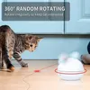 360 graus rotativos a laser gato interativo brinquedo elétrico robô elétrico provocando penas inteligentes automáticos s suprimentos para animais de estimação 220510