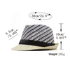 Summer Women Men Fedoras Hat Dad fishing Trilby Panama Cap Straw Beach Sun Hats for Men Breathable Caps