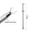 스테인레스 스틸 바디 피어싱 겸자 귀 코 립 혀 눈썹 배꼽 피어싱 령 핀셋 클램프