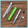 Ballpoint Pens Pisanie dostaw Office Business Business Industrial Creative DIY Blank Pen Student Glitter Dhojn