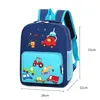 Zaino da stampa leggero per bambini Ragazzi Car World Borse da scuola per cartoni animati per bambini Zaino impermeabile Ragazze Bookbag Mochila 220707