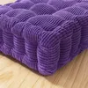 Thicken Corduroy Chair Cushion Pad Meditation Cushion Cotton Floor Pillow Car Seat Heightening Mat Office Chair Cushions Padded 201226