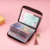 レザーレディースマネーデザイナーrfidバッグタッセルウォレット最高品質の正方形の女性コイン財布