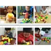 Barn lekhus leksakskurna frukt plastgrönsaker kök baby spel barn låtsas playset eonal spädbarn leksaker 220629