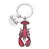 Sleutelhangers vrienden tv show sleutelhanger metalen crawfish badge sleutelhanger voor vriend auto llavero sieraden vriendschapscadeau decoraties