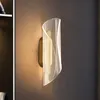 Creative Design Slaapkamer Wandlamp Kroonluchters Goud Led Bedsdid Woondecoratie Lichten Armatuur Enige Hanglamp Indoor Wall Sconce