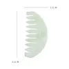 Autres Accueil Jardin Jade Peigne de massage Masseur de tête Brosse à cheveux Gua Sha Board Pierre Brosses pour le corps Massage du cuir chevelu Traitement méridien SN4486