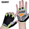 Aolikes fietsen handschoenen MTB Road Riding Gloves Antislip camping wandelhandschoenen Gym Fitness Fiets Bicycle Fietshandschoen Halve vinger 220722