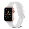 Pulseira de silicone para banda de relógio Apple compatível com a série iwatch 8 7 6 5 4 3 2 SE 38mm 40mm 45mm Reposição colorida universal wowen tiras Red Smartwatch Relógios