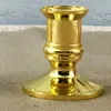 10x gouden pilaar kaarsenbasis taper houder stok kerstfeestje decor 220809