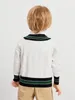 Toddler Boys Striped Trim Cardigan SHE01
