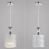 Pendant Lamps 1pc E27Modern Simple Iron Crystal Chandelier Lights Living Room Dining Glass Ceiling Lustre Led With Chandeliers PendantPendan