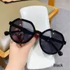 Óculos de sol estilo de moda Trendência All-Match Personalizou Round Frame Sun Glasses Ins Candy Color Big EyeglassessunSunSesses