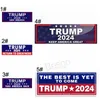 2024 ملصق حملة ترامب ، حفظ أمريكا مرة أخرى ملصقات السيارة المصدّف المحمول شارات Trump American President Election Label BH6701 TYJ