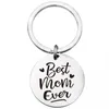 Nova melhor mãe sempre dia mãe presente festa favor personalizado letterable key chaveiro gcb15088