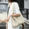 Sacs de soirée japonais décontracté en cuir souple sac fourre-tout Ins Style Simple couleur unie sac à main Net rouge mode noué une épaule sac pour femmes