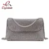 Evening Bags Luxury Diamond Party Chain Shoulder Bag for Women Fashion Purses and Handbags Ladies Wedding Clutch High Quality Designer Bags 220402