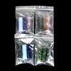 Akcesorium akcesoriów mini -szklane wskazówki do suchego zioła torebki z tytoniami uchwyt papierosów grube Pyrex kolorowe rurki palenia