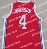 Novos homens retrô personalizados #4 Larry Johnson UNLV REBELS Runnin College Basketball Jerseys Size 2xs-3xl 4xl 5xl 6xl Qualquer nome ou número