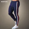 Streetwear corredores homens calças calças casuais ginásio fitness calça elástica respirável faixas fundos swimpants 220325