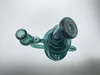 Style de recyclage de bras double en verre Biao avec narguilé de plate-forme pétrolière Pipe vert lac magnifiquement conçu bienvenue pour commander des concessions de prix