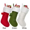 Örme Yün Noel Çorap Noel Ağacı Çorapları Santa Candy Hediye Çantası Çorap Noel Partisi Asılı Dekorasyonlar Çoraplar BH7159 TYJ