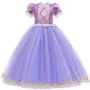 소녀의 드레스 여자 아기 캐주얼 유아 옷 아이의 옷 할로윈 소피아 라푼젤 여름 E3014