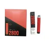 Puff flex 2800 puffs eng￥ngs cigarettvape penna satser 10 ml f￶rfyllda 20 f￤rger 2% 5% instock