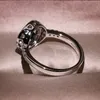 Luxury Womens Diamond Rings Fashion Iced Out Ring Jewelry High Quality Mens Full Diamond Round Ring