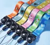 mobile phone cartoon hanging rope lanyard Strap Rotating Clasp certificate Straps rope ID Card Holder Accessories Straps
