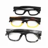 James Tart 497 óculos ópticos para unissex Retro Anti-Blue Lente Lente Lente Lente Placa de Cinco óculos de estrutura pontiagudos com caixa