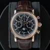 Нарученные часы Sugess Chronograph Watch Mens 2022 Seagull ST1908 Движение Луны Фазовое запястье для мужчин роскошное дата сапфира Crystal1200787