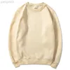 Neue Männer Pullover 2022 Frühling Mann/Frauen Casual Runde Kragen Hoodies Sweatshirts Männer Einfarbig Sweatshirt tops L220801