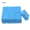 NAD005 100pcs Doublesided Mini Nail File Blocks Colorful Sponge Nail Polish Sanding Buffer Strips Polishing Manicure Tools337P91676128994