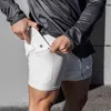 Summer men's double deck Beach Shorts Large Mesh breathable fitness training pants sports casual Capris